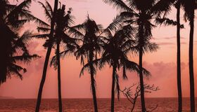 Sunset on the Beach in Thailand